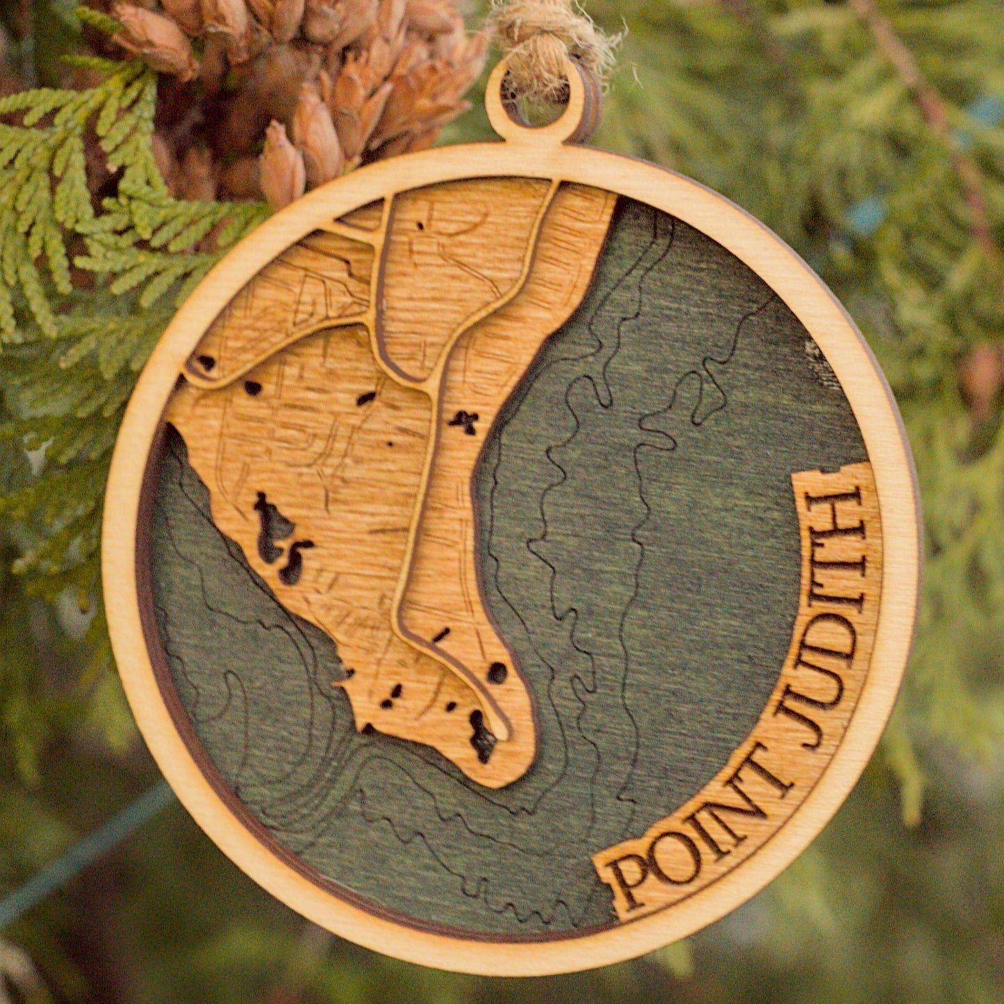 Point Judith, Narragansett | 3D Map Ornaments