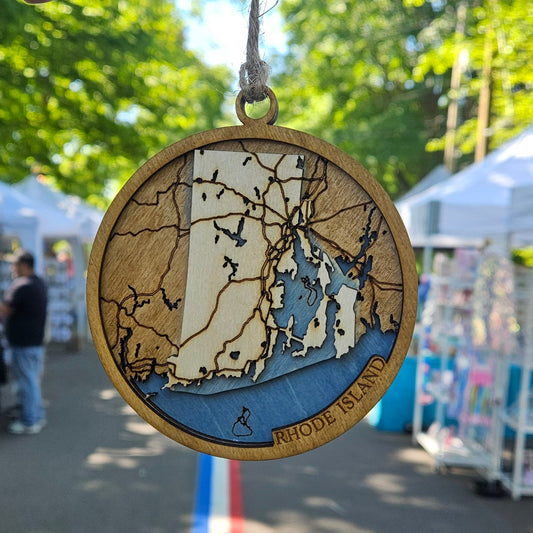 Rhode Island | 3d Ornament