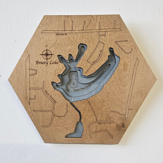 Lake Breezy, Coventry RI | 3d Hexagon