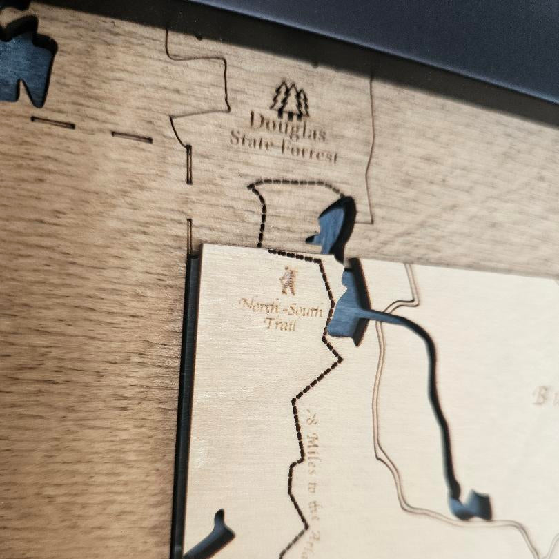 Rhode Island  | 3D Wooden Chart
