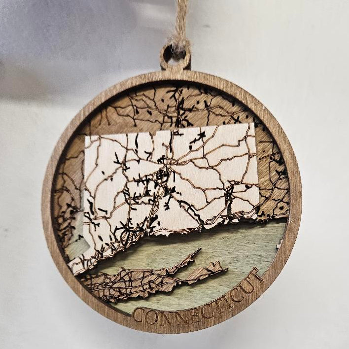Connecticut | 3d Ornament
