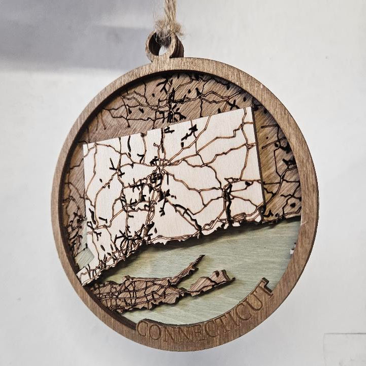 Connecticut | 3d Ornament