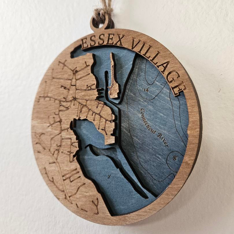 Essex Village, CT | 3d Ornament